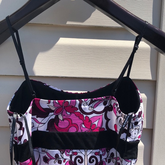 Elastic Tank Top with bra pads n side zipper small - Picture 5 of 8